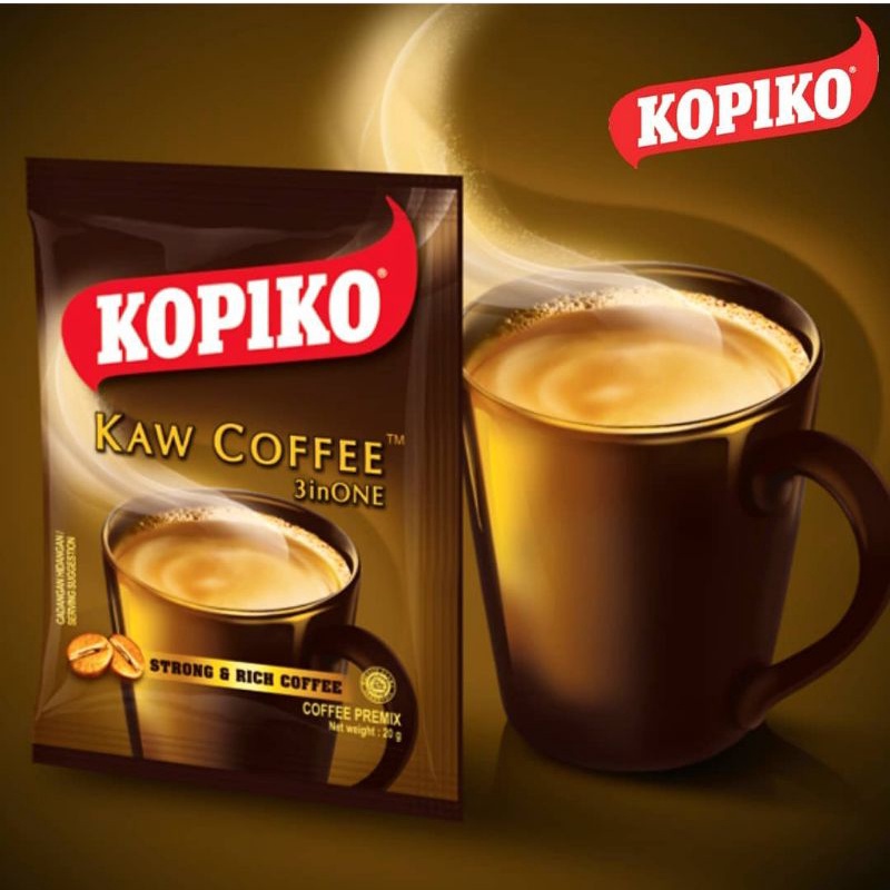 

kopiko kaw coffee 3in1 Malaysia