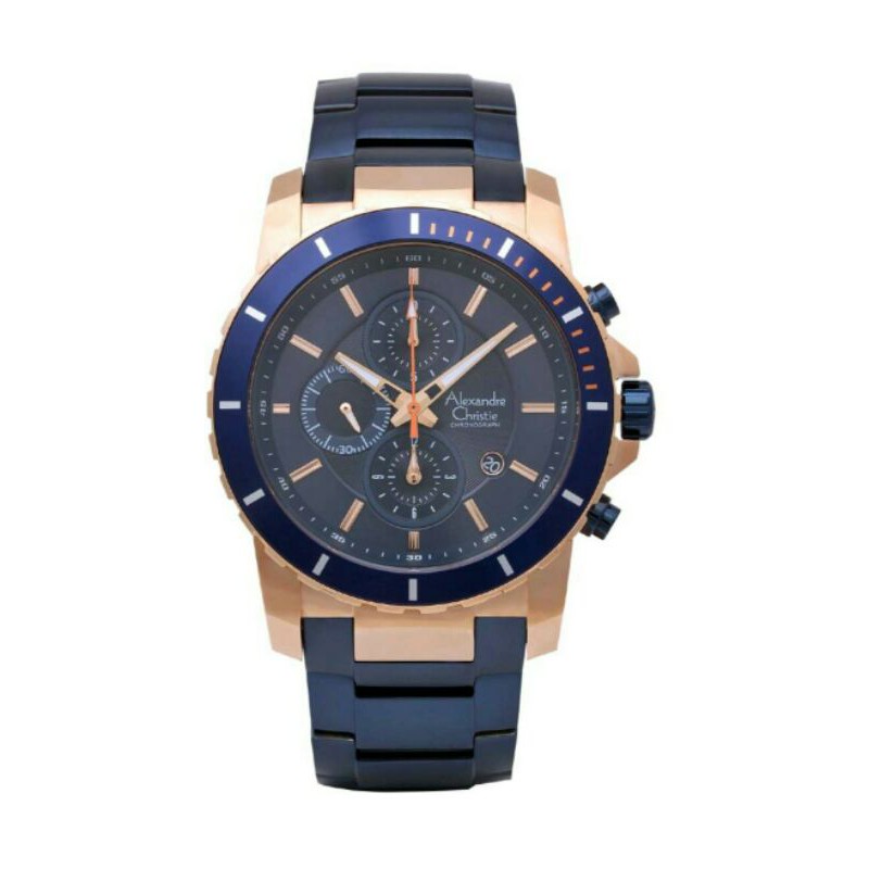 Alexandre Christie 6141 Blue Rosegold Original