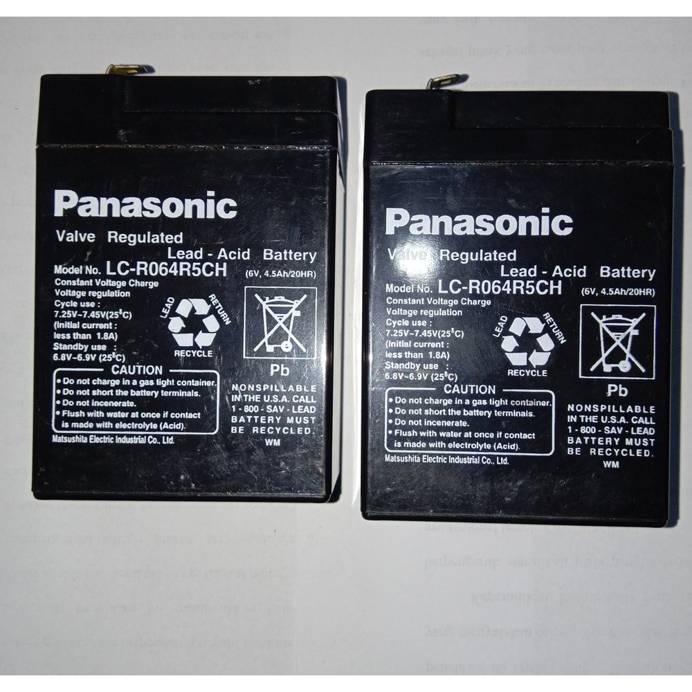 Aki Kering 6 Volt Panasonic