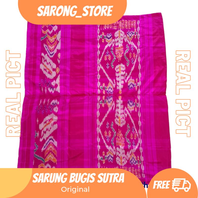 Sarung Bugis Original Full Sutra Sarung Bugis Asli No 1 Full Sutra Sarung Bugis Sulawesi Selatan Sar