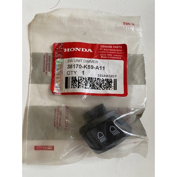 Tombol Sakelar Saklar Dim Honda Vario 150 Vario 125 ESP