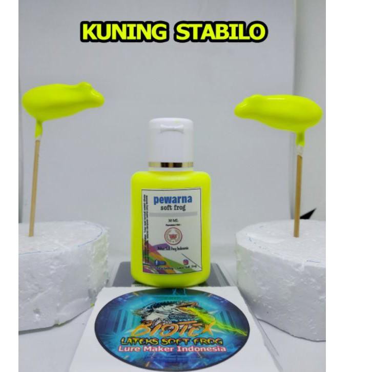 

N7JD Pewarna Lateks KUNING STABILO kemasan 30 ml ♠Buruan Beli