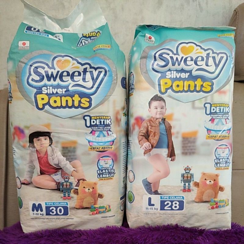 Sweety Silver Pants Jumbo M34, L30