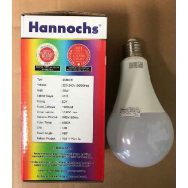 Lampu LED Hannochs Sonic 20w 20 watt