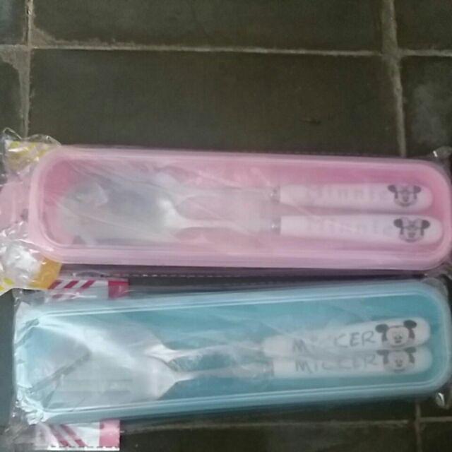 Sendok Set Karakter /  Sendok Garpu Set Keramik Karakter