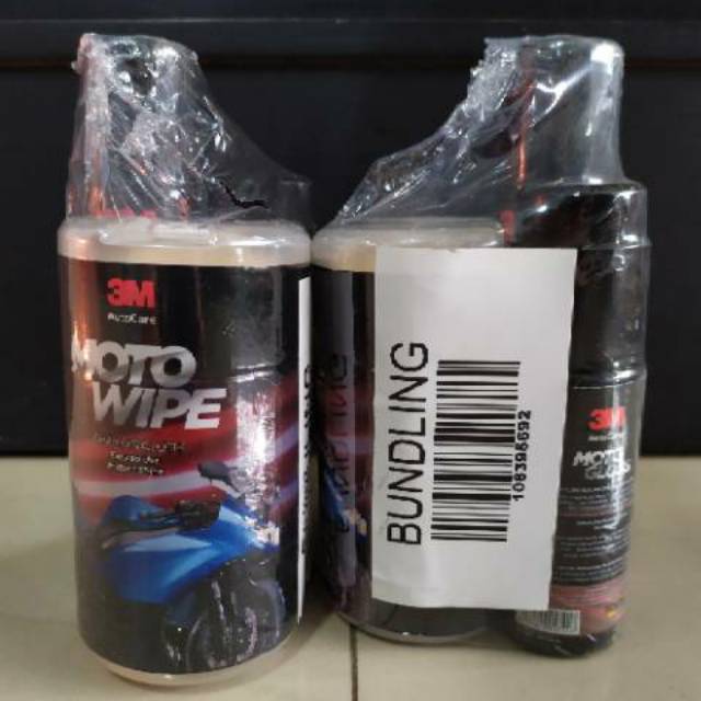 3 M Paket Perawatan Motor (Kain, Glossy, Chain)