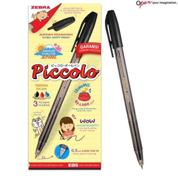 

[PRODUK M6CZ9] GROSIR SELUSIN 12 BUAH PULPEN SEMI GEL ZEBRA PICCOLO PICOLO PICOLLO PICCOLLO IMW