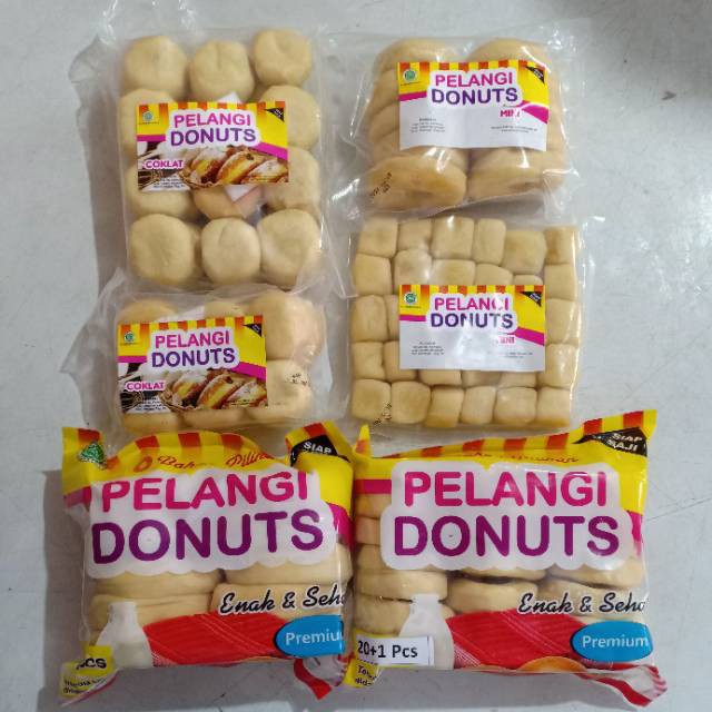 

[Enak] DONUTS PELANGI all varian donat