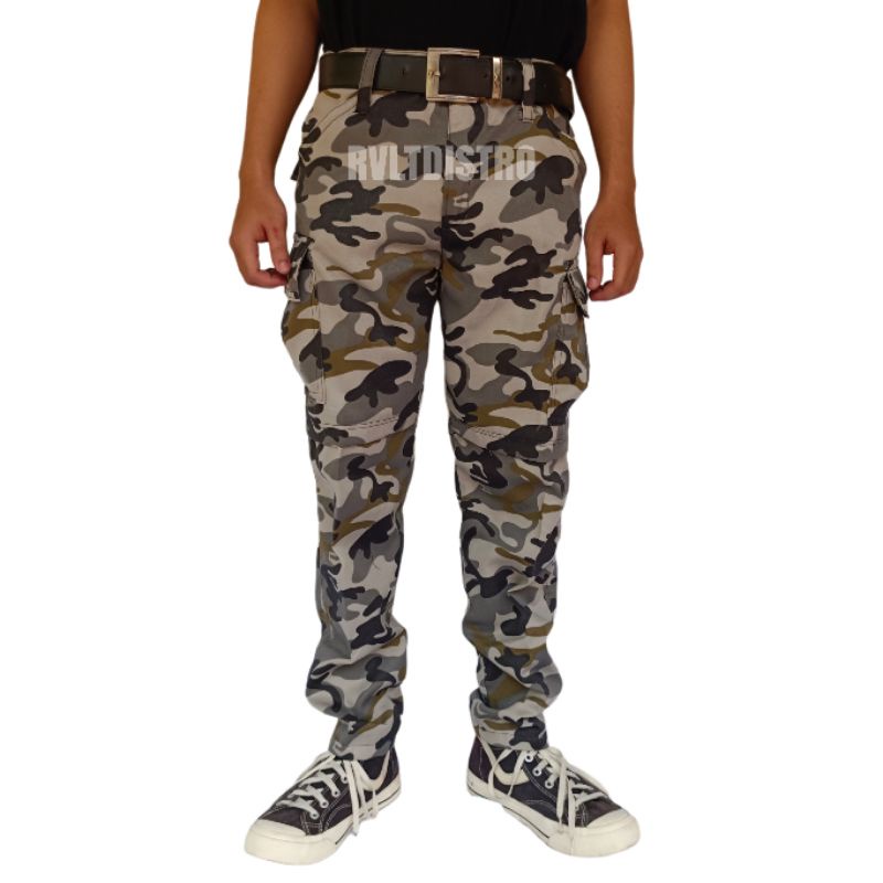 Celana Alpin Cargo Doreng / Alpina / Celana Gunung / celana punk