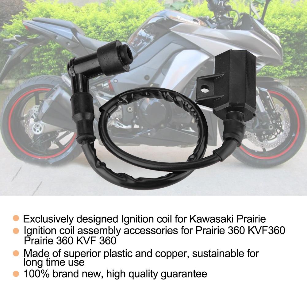 Wflnhb Ignition Coil Fit For Kawasaki Prairie 360 Kvf360 4x4 03 13 Coils Replacement Parts Wellbeam Com