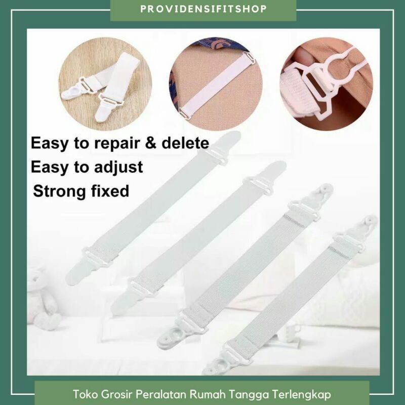 4PCS Tali Pengikat Sprei Karet Tali Kasur - Tali Pengait Kasur