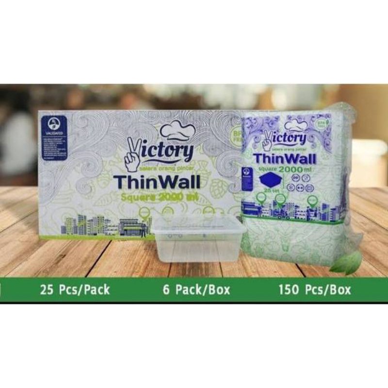 Thinwall 2000 ml square victory