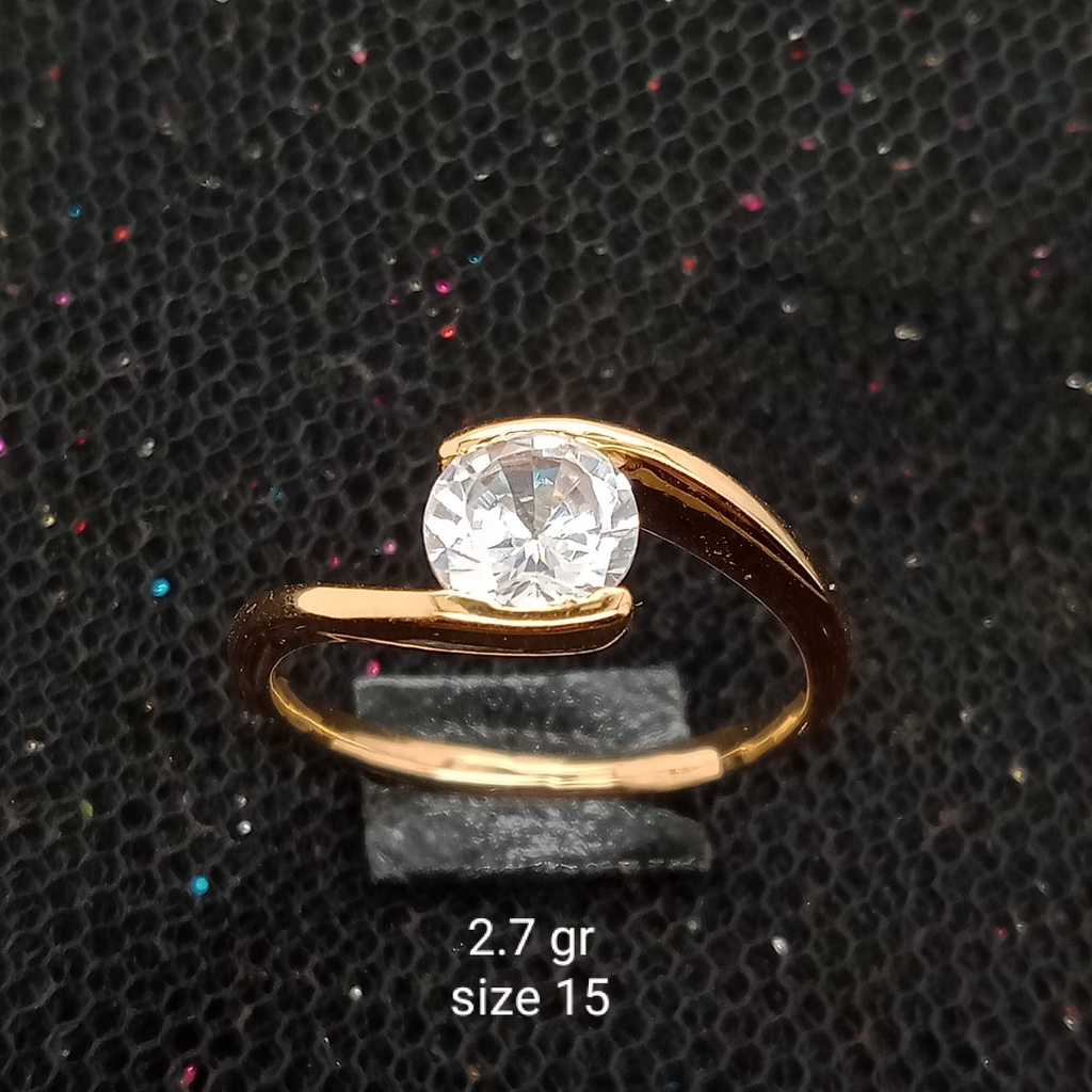 Cincin Emas 17K - 2.7 gr Kadar 750 - 839