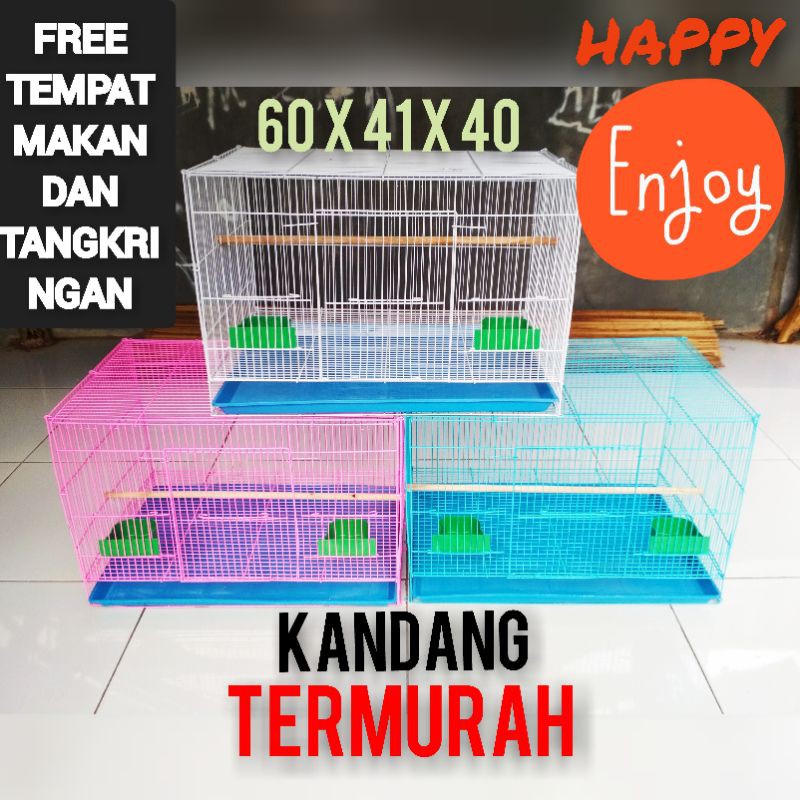 Kandang kotak burung kucing anjing sugar glider musang sangkar burung breeding pet cargo