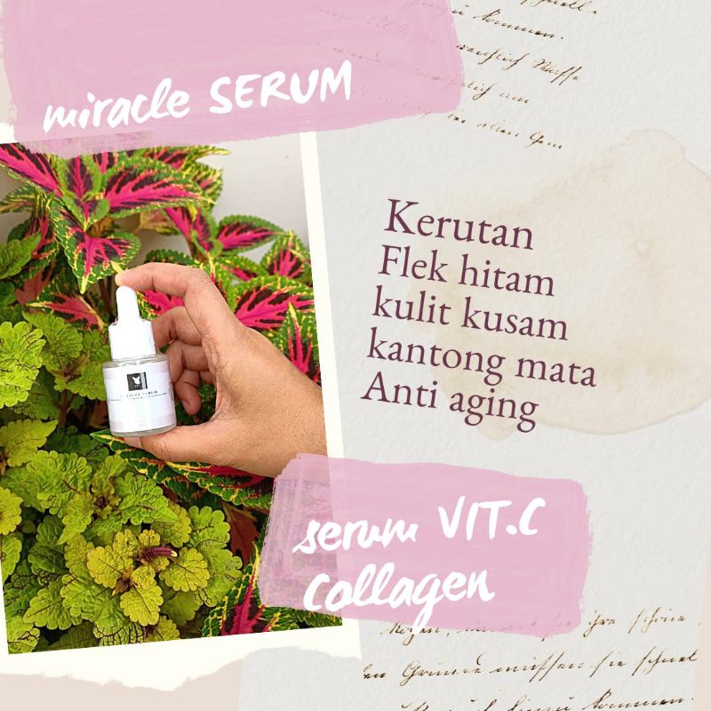 Serum miracle by NPR menghilangkan kerutan/flek hitam/ anti aging