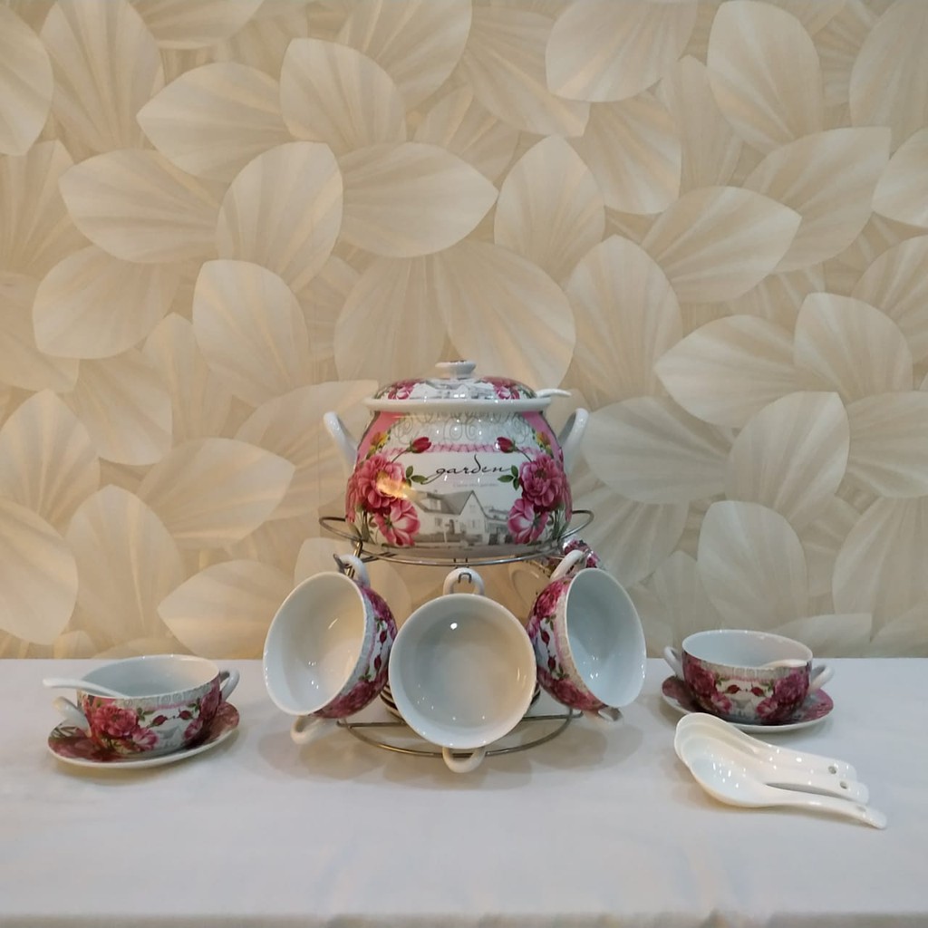 Soup pot set Capodimonte SL136-201