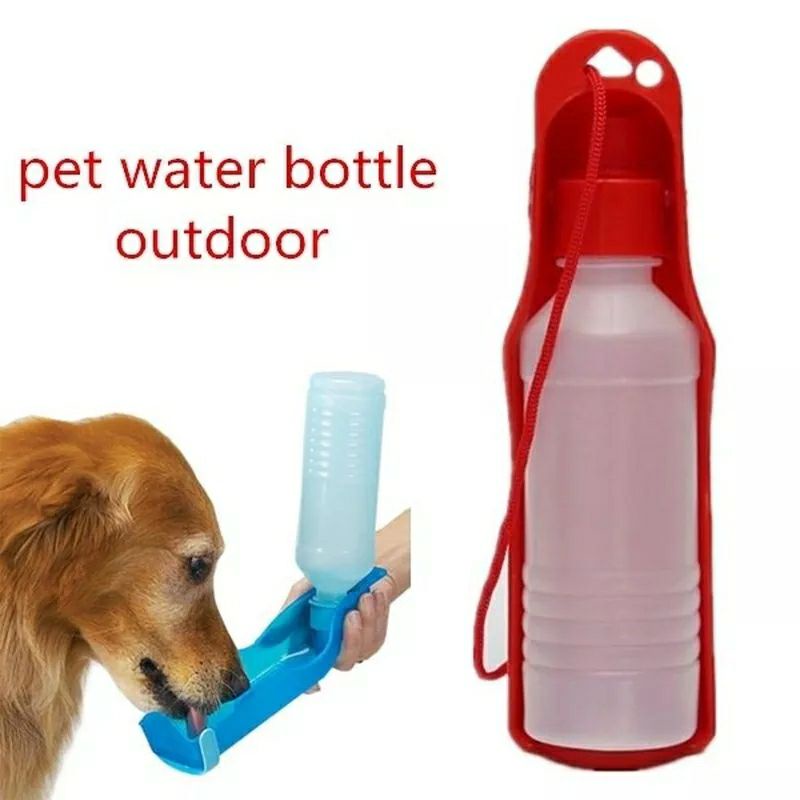 Botol minum portable anjing kucing 250ml untuk travelling