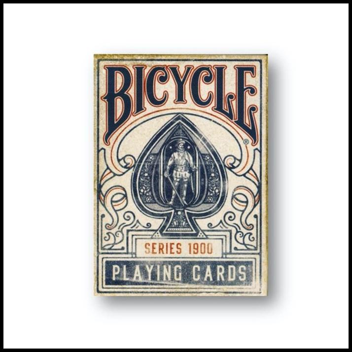 (Promo Hari Ini) Kartu Remi Import Bicycle 1900 Blue By Ellusionist (Playing Cards)