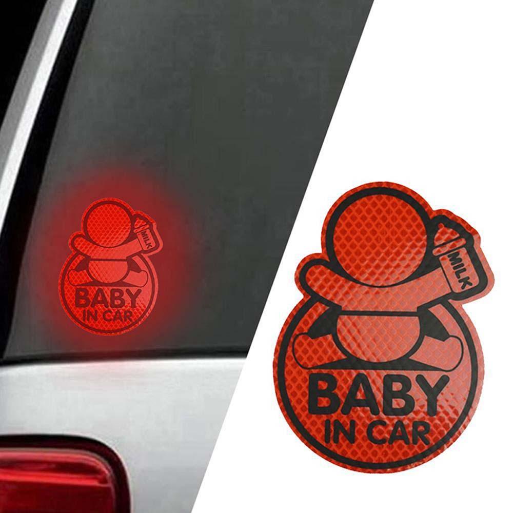 Lanfy Stiker Reflektif Mobil Kepribadian Fashion Jendela Mobil Vinyl Decal