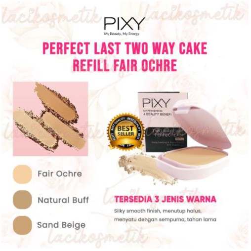 ✨LACIKOSME✨ PIXY PERFECT LAST TWO WAY CAKE &amp; CONCEALER - REFILL FULLSIZE BEDAK ORIGINAL