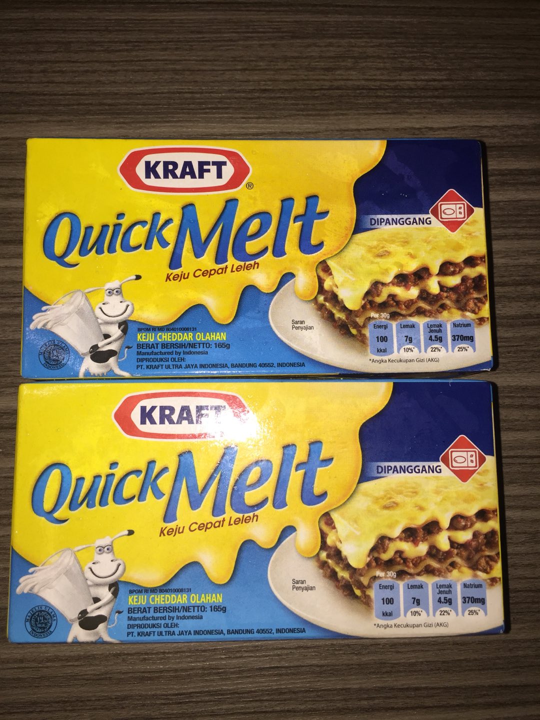  Keju  Kraft  Quick  Melt  165 gram Shopee Indonesia