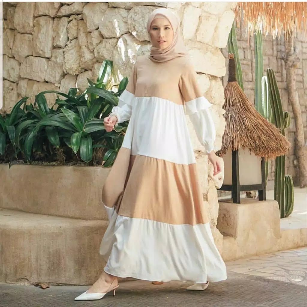 MAGHFIRA MAXI - dress wanita terbaru / gamis terlaris / dress muslim / casuall dress