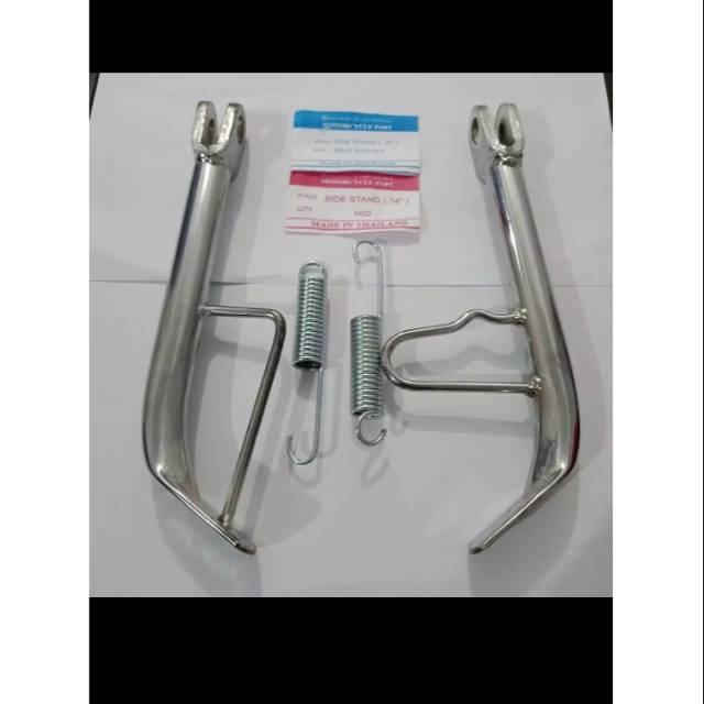 Standar Samping Crome Ring 14 Honda Yamaha Beat Scoopy Vario 125 150 Mio Fino Mio j  Scoopy new