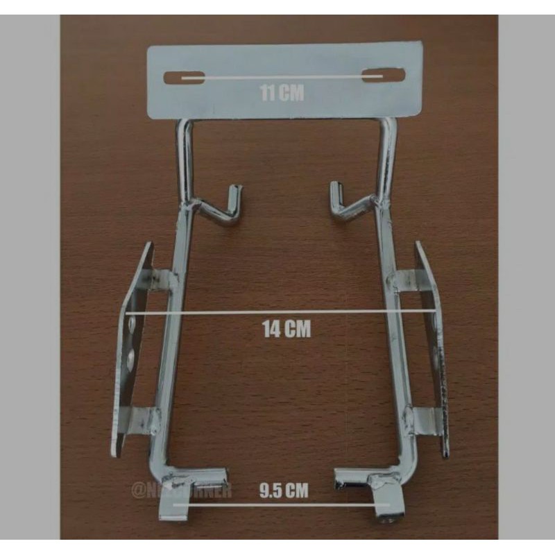 Breket lampu pesek motor megapro