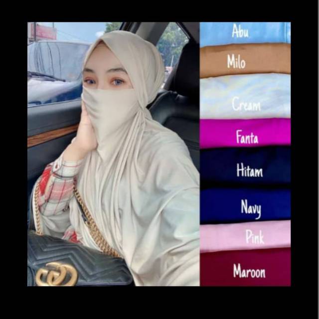 Bergo masker by shellasaukia