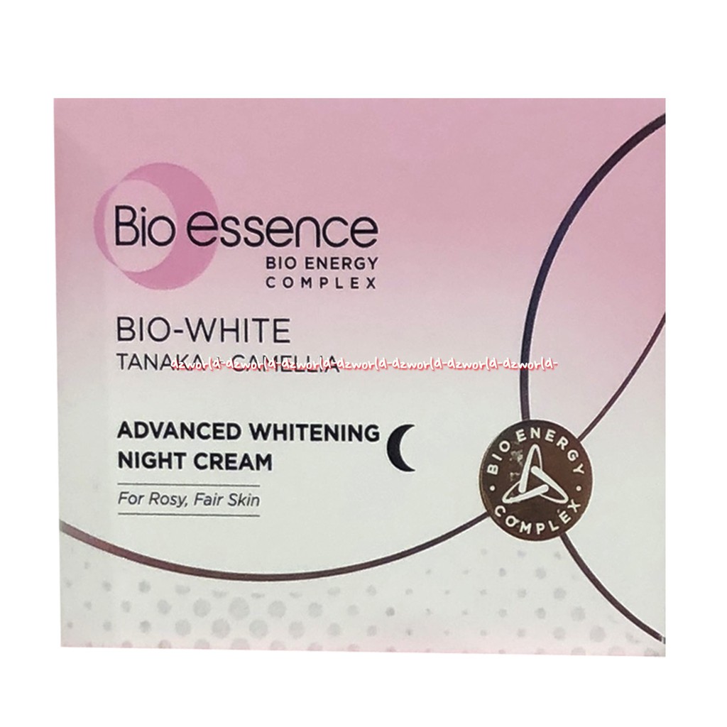 Bio Essence Bio White Tanaka Camellia Night Cream Advance Whitening 50ml Krim Malam Wajah