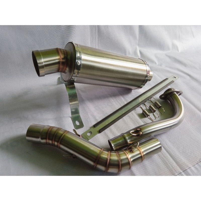 KNALPOT RACING CUSTOM FULLSYSTEM AEROX inlet 38