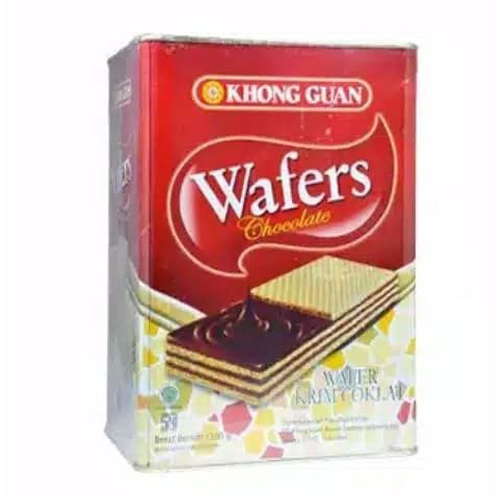 

Khong Guan Wafers Chocolate Wafer Krim Coklat 1300gr 1300 gr 1300g