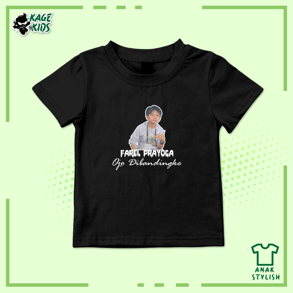 promo baju FAREL PRAYOGA OJO DIBANDINGKE TERBARU BAJU ANAK Laki Laki dan Perempuan / Umur 1-10 Tahun