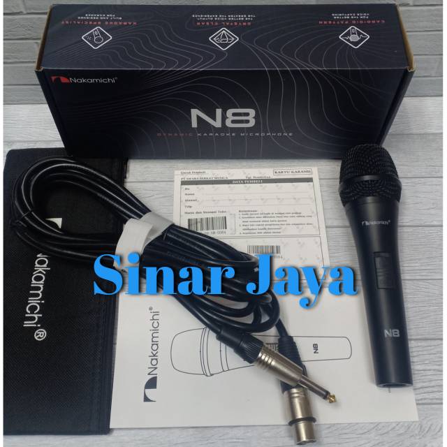 Mic kabel Nakamichi N8 Karaoke Microphone / ORIGINAL