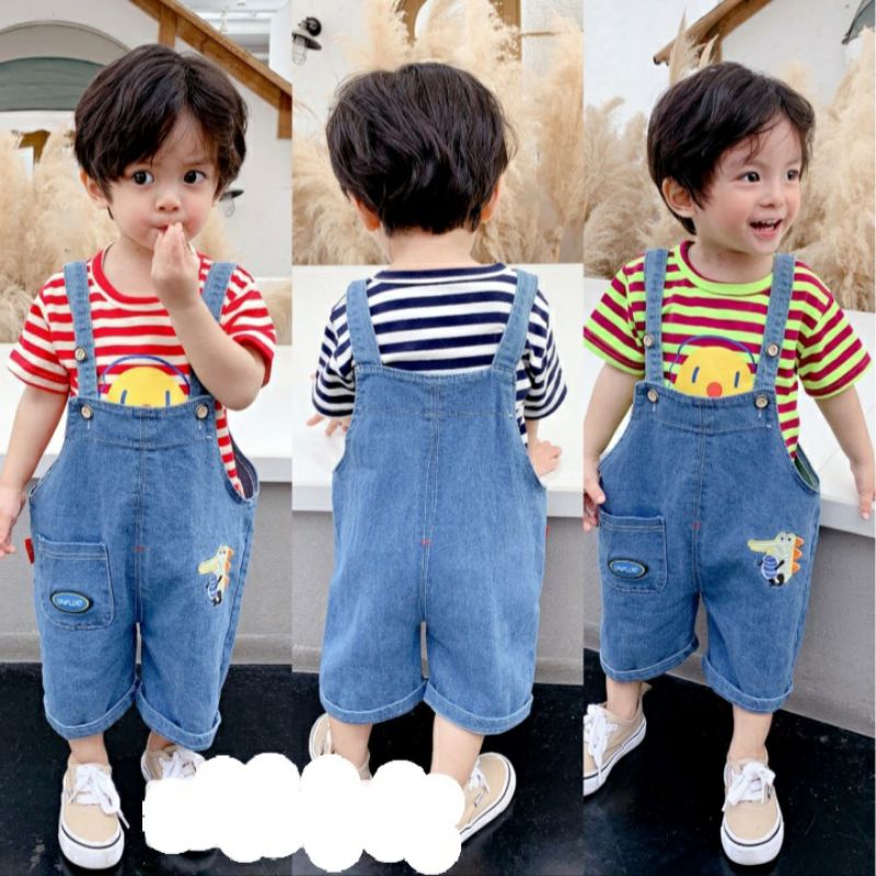 OVERALL ANAK LAKI LAKI IMPORT 1 TAHUN - 4 TAHUN / SETELAN OVERALL JEANS ANAK LAKI LAKI IMPORT 1TAHUN