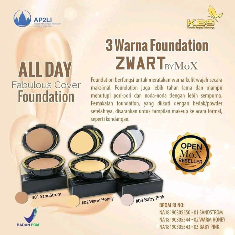 foundation zwart by Mox