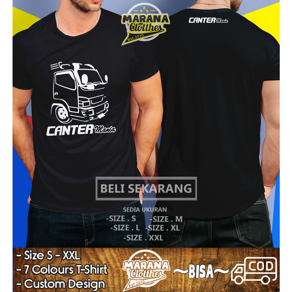 Kaos Mobil Truk Canter Mania Baju Otomotif