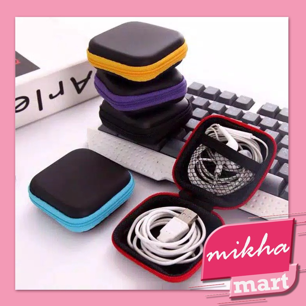 Earphone case/ Kotak penyimpanan Earphone Size S - MIKHAMART