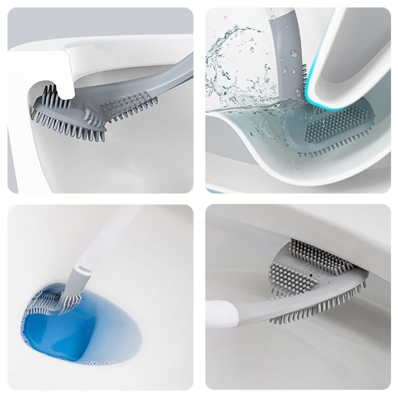 Sikat WC Silikon GOLF Kloset Closet Silikon Brush / Brush Toilet Golf Silicone Sikat Pembersih Toilet WC Lengkung Fleksibel