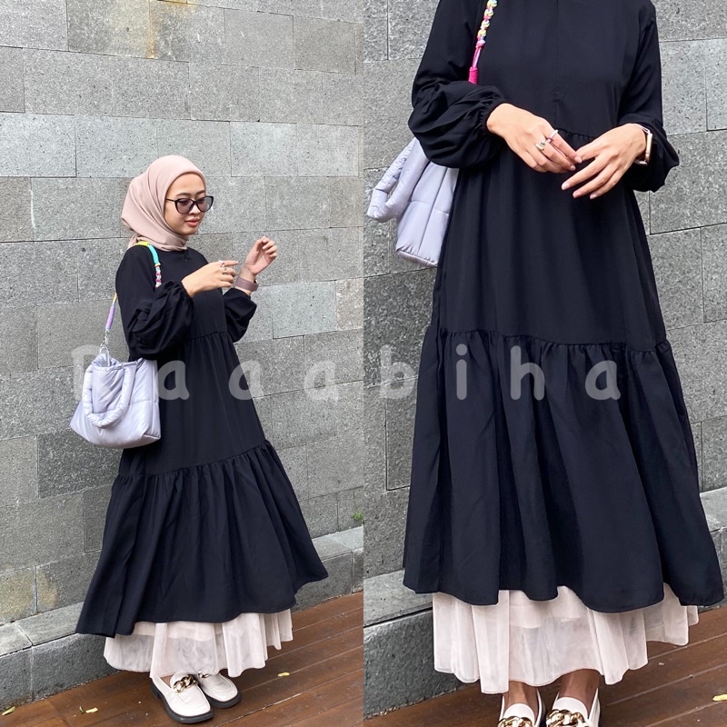 RAABIHA Tiffany Dress Ruffle (Busui Friendly)