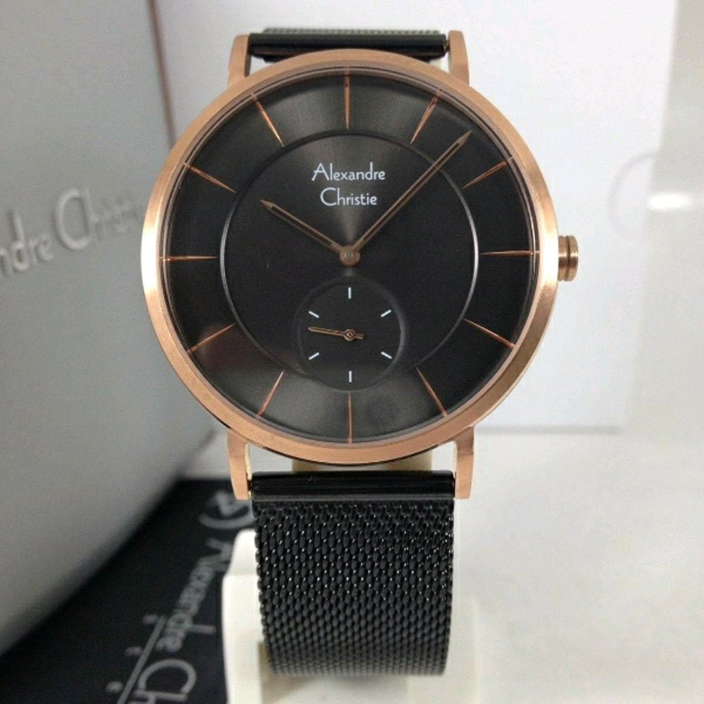Jam Tangan Pria Alexandre Christie AC 8586 cowok 40mm xuir Original