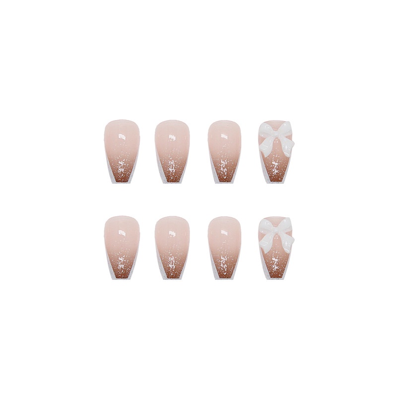 24pcs / Kotak Kuku Palsu Full Cover Untuk Dekorasi Nail Art Z238