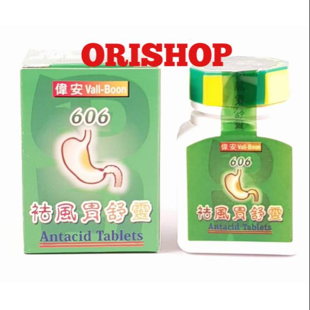 VALL-BOON 606 ANTACID TABLETS (OBAT MAAG)
