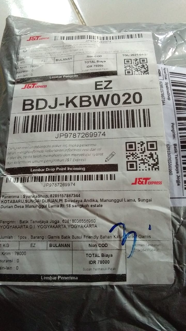 Gamis Batik Busui Friendly Bahan Katun Jarik / Gamis Muslim Wanita Cocok Untuk Orang Tua