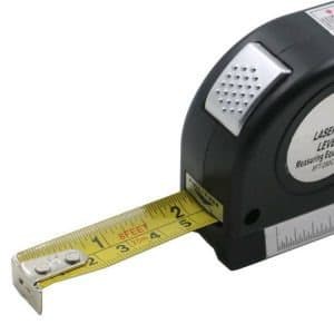 MAGIC RULER LASER BUBBLE LEVEL Waterpass PENGGARIS LAMPU 250cm meteran