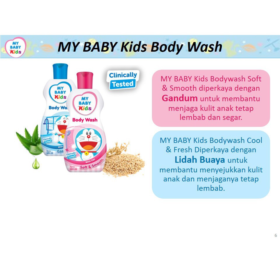 My Baby Kids Body Wash - 180ml &amp; 200ml