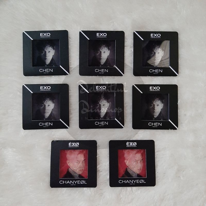 (READY STOCK) EXO OBSESSION PHOTO SLIDE PHOTOSLIDE CHANYEOL CHEN JONGDAE KAI KIM JONGIN