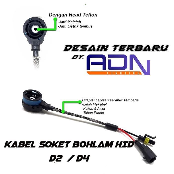 KABEL SOCKET HID D2 D2R D2S D4 D4S D4R