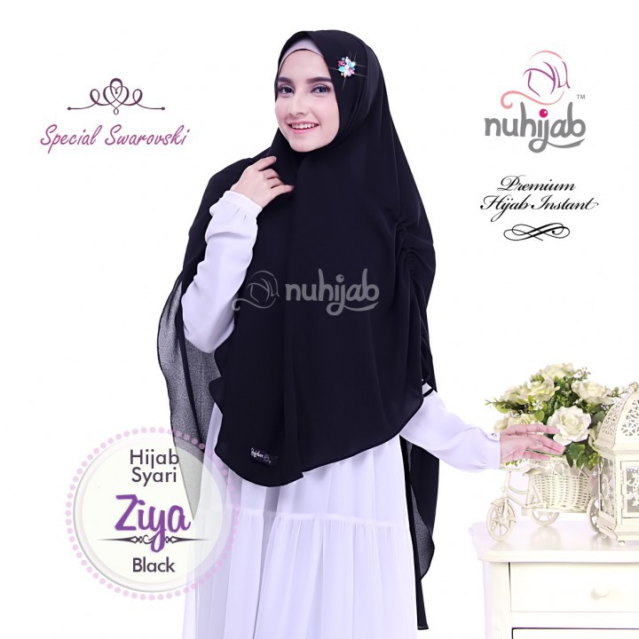 Jilbab Original NUHIJAB Hijab Syar'i Ziya