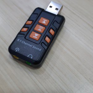 Sound Card USB Adapter 8.1 Channel 3D Audio Microphone Headset 3.5mm Mic Splitter Aux soundcard